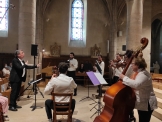 L'orchestre sous la direction d'Olivier Guion